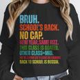 Vintage Bruh We Back No Cap Bruh We'Re Back Student Teacher Unisex Sweatshirt, novelty gifts, funny gifts Vintage Bruh We Back No Cap Bruh We'Re Back Student Teacher Unisex Sweatshirt, novelty gifts, funny gifts