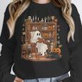 Vintage Ghost Book Reading Pumpkin Gothic Halloween Teachers Unisex Sweatshirt, novelty gifts, funny gifts Vintage Ghost Book Reading Pumpkin Gothic Halloween Teachers Unisex Sweatshirt, novelty gifts, funny gifts
