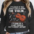 Violin Player Costume For Men Women Violin Teacher Violinist Unisex Sweatshirt, novelty gifts, funny gifts