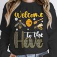 Welcome To The Hive Bee Teacher Back To School Unisex Sweatshirt, novelty gifts, funny gifts