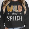 Wild About Speech SLP Leopard Teacher Back To School Kids Unisex Sweatshirt, novelty gifts, funny gifts Wild About Speech SLP Leopard Teacher Back To School Kids Unisex Sweatshirt, novelty gifts, funny gifts