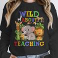 Wild About Teaching Safari Jungle School Teacher Unisex Sweatshirt, novelty gifts, funny gifts Wild About Teaching Safari Jungle School Teacher Unisex Sweatshirt, novelty gifts, funny gifts