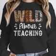 Wild About Teaching Teacher Lover Animals Leopard Zebra Unisex Sweatshirt, novelty gifts, funny gifts Wild About Teaching Teacher Lover Animals Leopard Zebra Unisex Sweatshirt, novelty gifts, funny gifts