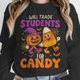Will Trade Students For Candy Shirt Fun Candy Corn Teacher Unisex Sweatshirt, novelty gifts, funny gifts Will Trade Students For Candy Shirt Fun Candy Corn Teacher Unisex Sweatshirt, novelty gifts, funny gifts