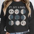 Women Science Teacher Moon Phases Scientist Back To School Unisex Sweatshirt, novelty gifts, funny gifts