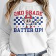 2nd Grade Batter Up Back To School Baseball Teacher Kids Unisex Sweatshirt, novelty gifts, funny gifts
