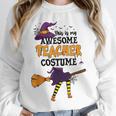 This Is My Awesome Teacher Costume Halloween Witch Unisex Sweatshirt, novelty gifts, funny gifts This Is My Awesome Teacher Costume Halloween Witch Unisex Sweatshirt, novelty gifts, funny gifts
