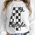 Checkered Fourth Grade Back To School Teachers Students Unisex Sweatshirt, novelty gifts, funny gifts Checkered Fourth Grade Back To School Teachers Students Unisex Sweatshirt, novelty gifts, funny gifts