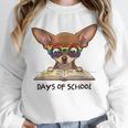 Chihuahua 100 Days Of School Rainbow Glasses Teacher Unisex Sweatshirt, novelty gifts, funny gifts Chihuahua 100 Days Of School Rainbow Glasses Teacher Unisex Sweatshirt, novelty gifts, funny gifts