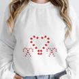 Christmas Candy Cane Work Of Heart Fourth 4th Grade Teacher Unisex Sweatshirt, novelty gifts, funny gifts