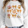 Coquette Bow Teacher Thanksgiving Fall Autumn Girls Women Unisex Sweatshirt, novelty gifts, funny gifts
