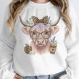 Cute Floral Highland Cow Back To School For Women Teacher Unisex Sweatshirt, novelty gifts, funny gifts Cute Floral Highland Cow Back To School For Women Teacher Unisex Sweatshirt, novelty gifts, funny gifts