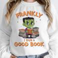 Cute Halloween Teacher Librarian Frankenstein Reading Books Unisex Sweatshirt, novelty gifts, funny gifts Cute Halloween Teacher Librarian Frankenstein Reading Books Unisex Sweatshirt, novelty gifts, funny gifts