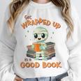 Cute Halloween Teacher Librarian Mummy Reading Books Unisex Sweatshirt, novelty gifts, funny gifts Cute Halloween Teacher Librarian Mummy Reading Books Unisex Sweatshirt, novelty gifts, funny gifts