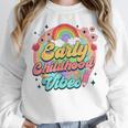 Daycare Teacher Daycare Provider Early Childhood Vibes Unisex Sweatshirt, novelty gifts, funny gifts Daycare Teacher Daycare Provider Early Childhood Vibes Unisex Sweatshirt, novelty gifts, funny gifts