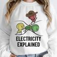 Electricity Explained Physics Nerd I Teacher School Unisex Sweatshirt, novelty gifts, funny gifts Electricity Explained Physics Nerd I Teacher School Unisex Sweatshirt, novelty gifts, funny gifts
