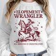 Elopement Wrangler Teacher ABA Behavior Support Cowboy Unisex Sweatshirt, novelty gifts, funny gifts