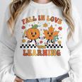 Fall In Love With Learning Teacher Student Autumn Pumpkin Unisex Sweatshirt, novelty gifts, funny gifts Fall In Love With Learning Teacher Student Autumn Pumpkin Unisex Sweatshirt, novelty gifts, funny gifts