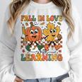 Fall In Love With Learning Thanksgiving Teacher Student Unisex Sweatshirt, novelty gifts, funny gifts Fall In Love With Learning Thanksgiving Teacher Student Unisex Sweatshirt, novelty gifts, funny gifts