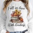 Fall In Love With Reading Book Autumn Teachers Pumpkins Unisex Sweatshirt, novelty gifts, funny gifts Fall In Love With Reading Book Autumn Teachers Pumpkins Unisex Sweatshirt, novelty gifts, funny gifts