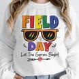 Field Day 2025 Let The Games Begin Kids Boys Girls Teachers Unisex Sweatshirt, novelty gifts, funny gifts