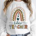 Future Teacher Boho Rainbow Leopard New Grad Student Unisex Sweatshirt, novelty gifts, funny gifts Future Teacher Boho Rainbow Leopard New Grad Student Unisex Sweatshirt, novelty gifts, funny gifts