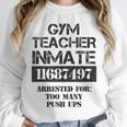 Halloween Gym Teacher Prisoner Costume Unisex Sweatshirt, novelty gifts, funny gifts Halloween Gym Teacher Prisoner Costume Unisex Sweatshirt, novelty gifts, funny gifts