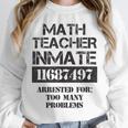 Halloween Math Teacher Prisoner Costume Unisex Sweatshirt, novelty gifts, funny gifts Halloween Math Teacher Prisoner Costume Unisex Sweatshirt, novelty gifts, funny gifts