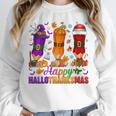 Happy Hallothanksmas Halloween Thanksgiving Pencils Teachers Unisex Sweatshirt, novelty gifts, funny gifts Happy Hallothanksmas Halloween Thanksgiving Pencils Teachers Unisex Sweatshirt, novelty gifts, funny gifts