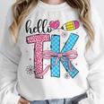 Hello TK Transitional Kindergarten Back To School Teacher Unisex Sweatshirt, novelty gifts, funny gifts Hello TK Transitional Kindergarten Back To School Teacher Unisex Sweatshirt, novelty gifts, funny gifts
