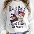 Hocus Pocus I Need Coffee To Focus Halloween Teacher Unisex Sweatshirt, novelty gifts, funny gifts Hocus Pocus I Need Coffee To Focus Halloween Teacher Unisex Sweatshirt, novelty gifts, funny gifts