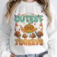 Humor I Teach The Cutest Turkeys Thanksgiving Teacher Unisex Sweatshirt, novelty gifts, funny gifts Humor I Teach The Cutest Turkeys Thanksgiving Teacher Unisex Sweatshirt, novelty gifts, funny gifts