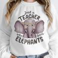 Just a Teacher Who Loves Elephants Elephant Lover Educator Unisex Sweatshirt, novelty gifts, funny gifts Just a Teacher Who Loves Elephants Elephant Lover Educator Unisex Sweatshirt, novelty gifts, funny gifts