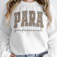 Leopard Paraprofessional Back To School Para Squad Teacher Unisex Sweatshirt, novelty gifts, funny gifts