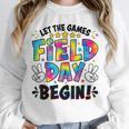 Let The Games Field Day Begin Tie Dye Adults Teacher Kids Unisex Sweatshirt, novelty gifts, funny gifts