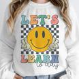 Let's Learn Today Smile Face Back To School For Teacher Kids Unisex Sweatshirt, novelty gifts, funny gifts Let's Learn Today Smile Face Back To School For Teacher Kids Unisex Sweatshirt, novelty gifts, funny gifts