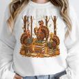 Librarian Turkey Reading Book Fall Thanksgiving Teacher Book Unisex Sweatshirt, novelty gifts, funny gifts Librarian Turkey Reading Book Fall Thanksgiving Teacher Book Unisex Sweatshirt, novelty gifts, funny gifts