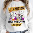 Mad Scientist Halloween Costume Science Teacher Unisex Sweatshirt, novelty gifts, funny gifts