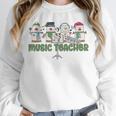 Music Teacher Christmas Holiday Wnter Music Instructor Unisex Sweatshirt, novelty gifts, funny gifts