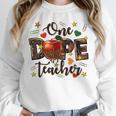 One Dope Teacher Unisex Sweatshirt, novelty gifts, funny gifts One Dope Teacher Unisex Sweatshirt, novelty gifts, funny gifts