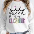 Queen Of My Classroom Colorful Teacher For Men Women Unisex Sweatshirt, novelty gifts, funny gifts Queen Of My Classroom Colorful Teacher For Men Women Unisex Sweatshirt, novelty gifts, funny gifts