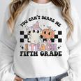 Retro You Can't Scare Me I Teach 5th Grade Teacher Halloween Unisex Sweatshirt, novelty gifts, funny gifts