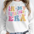 Retro Groovy Retirement Era Retired Teacher Unisex Sweatshirt, novelty gifts, funny gifts