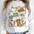Retro Howdy Pre-K Back To School Western Teacher Unisex Sweatshirt, novelty gifts, funny gifts