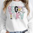 Retro Secretary Back To School Teacher Appreciation Unisex Sweatshirt, novelty gifts, funny gifts Retro Secretary Back To School Teacher Appreciation Unisex Sweatshirt, novelty gifts, funny gifts
