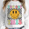 You Got This Retro Smile Motivational Testing Day Teacher Unisex Sweatshirt, novelty gifts, funny gifts