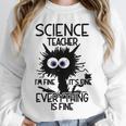 Science Teacher Appreciation Merch -Adults -Youth Grey Classic Fit Modern Science Theme Cartoon Unisex Sweatshirt, novelty gifts, funny gifts Science Teacher Appreciation Merch -Adults -Youth Grey Classic Fit Modern Science Theme Cartoon Unisex Sweatshirt, novelty gifts, funny gifts