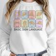 Basic Sign Language Speech Pathology Aac Sped Teacher Unisex Sweatshirt, novelty gifts, funny gifts Basic Sign Language Speech Pathology Aac Sped Teacher Unisex Sweatshirt, novelty gifts, funny gifts