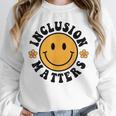 Special Education Teacher Autism Awareness Inclusion Matters Unisex Sweatshirt, novelty gifts, funny gifts Special Education Teacher Autism Awareness Inclusion Matters Unisex Sweatshirt, novelty gifts, funny gifts