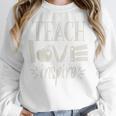 Vintage Teach Love Inspire Red For Ed Teacher Supporter Men Women Girls Kids Unisex Sweatshirt, novelty gifts, funny gifts Vintage Teach Love Inspire Red For Ed Teacher Supporter Men Women Girls Kids Unisex Sweatshirt, novelty gifts, funny gifts